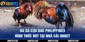 Đá gà cựa dao Philippines - Hình thức hot tại Onbet